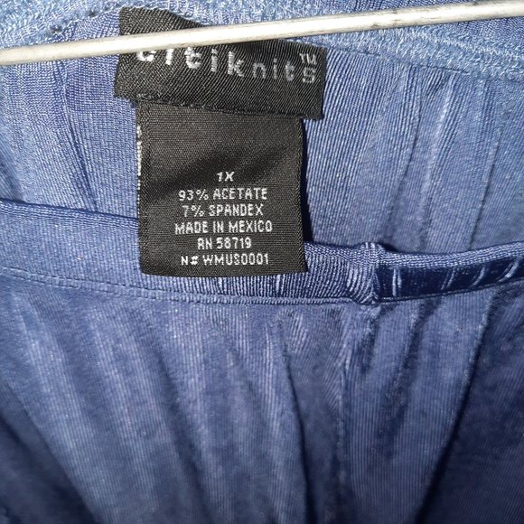 CITIKNITS 1X SLINKY TRAVELRS BLUE PANTS - Picture 4 of 4